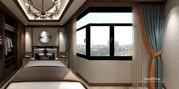 WPC Wall Cladding Project: Hangzhou Apartment with Living-Dining Room in Hangzhou, China - photo 11