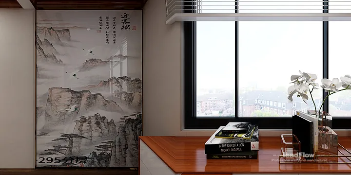 WPC Wall Cladding Project: Hangzhou Apartment with Living-Dining Room in Hangzhou, China - photo 12