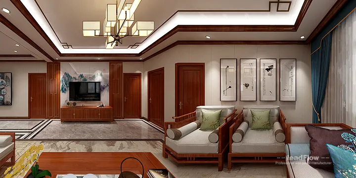 WPC Wall Cladding Project: Hangzhou Apartment with Living-Dining Room in Hangzhou, China - photo 13