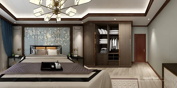 WPC Wall Cladding Project: Hangzhou Apartment with Living-Dining Room in Hangzhou, China - photo 2