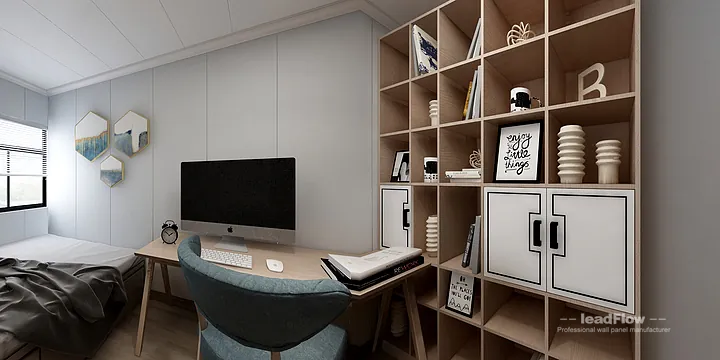 WPC Wall Cladding Project: Hangzhou Apartment with Living-Dining Room in Hangzhou, China - photo 3
