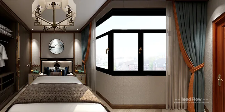 WPC Wall Cladding Project: Hangzhou Apartment with Living-Dining Room in Hangzhou, China - photo 7