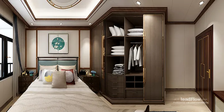 Custom WPC Wall Panel for Hangzhou Interior Project | Chinese Oriental Layout in Hangzhou, China - photo 1