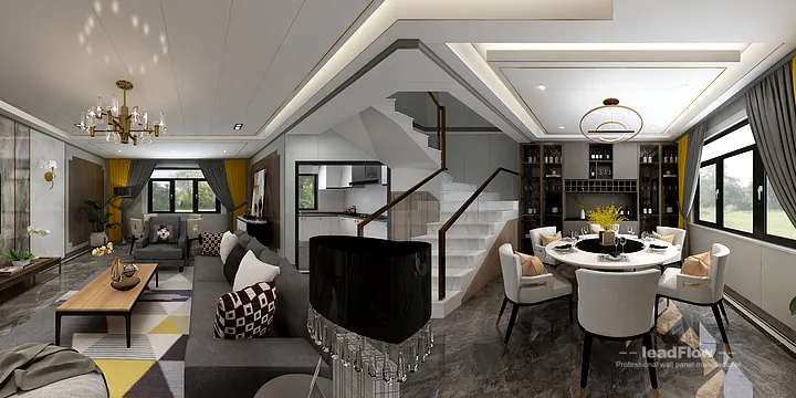 Premium WPC Cladding for Hangzhou Apartment &mdash; Light Luxury Finish in Hangzhou, China - photo 5