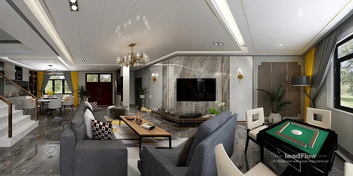 Premium WPC Cladding for Hangzhou Apartment &mdash; Light Luxury Finish in Hangzhou, China - photo 6