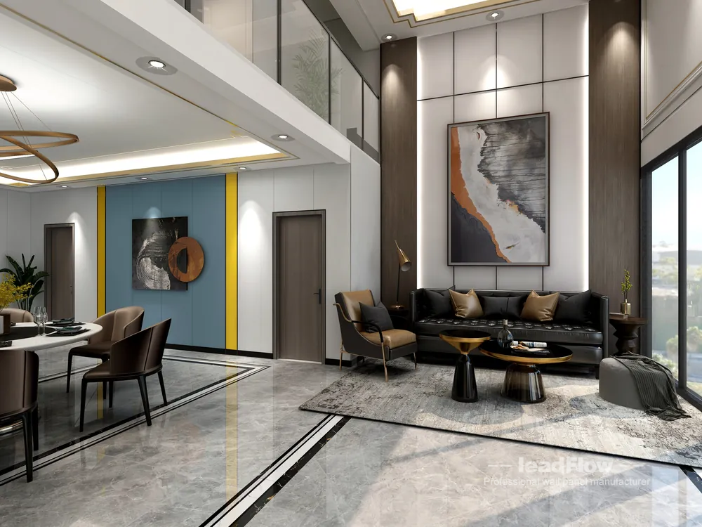 Premium WPC Wall Panel for Hangzhou Apartment &mdash; Contemporary Finish in Hangzhou, China - photo 4
