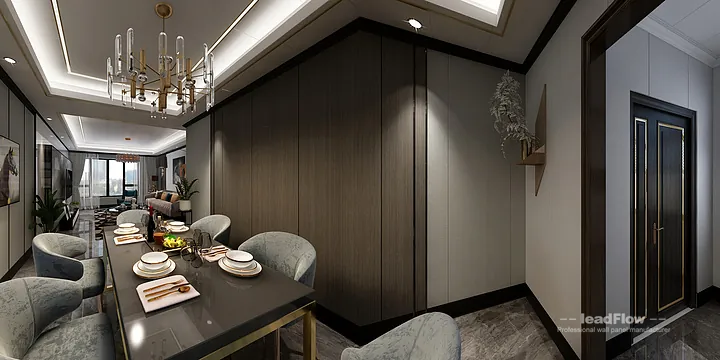 Hangzhou Apartment with WPC Cladding &mdash; Secondary Bedroom Feature in Hangzhou, China - photo 17