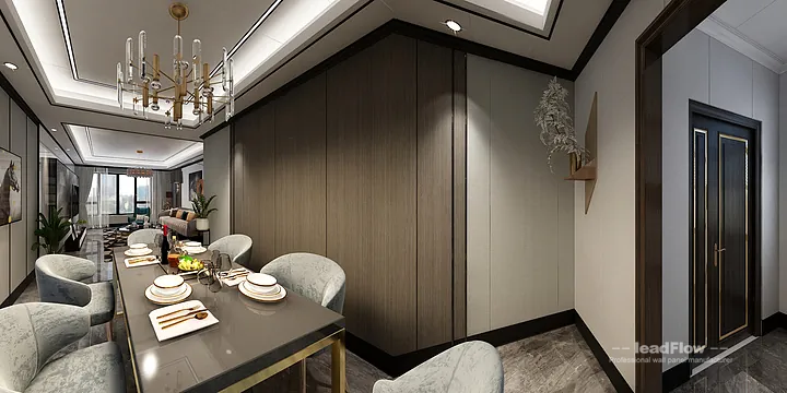 Hangzhou Apartment with WPC Cladding &mdash; Secondary Bedroom Feature in Hangzhou, China - photo 19