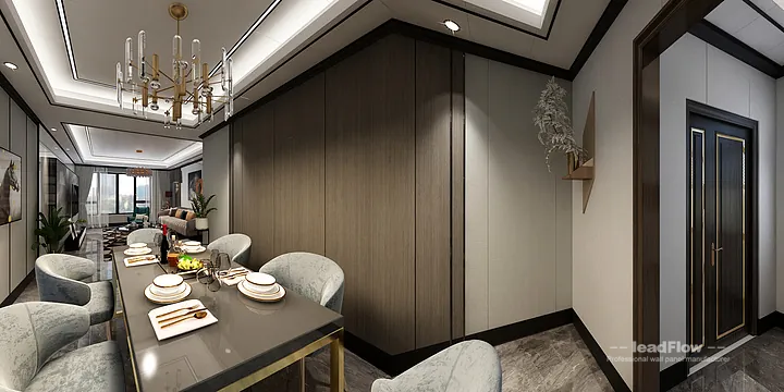 Hangzhou Apartment with WPC Cladding &mdash; Secondary Bedroom Feature in Hangzhou, China - photo 20