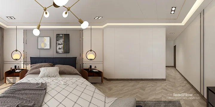 Hangzhou Apartment with WPC Cladding &mdash; Secondary Bedroom Feature in Hangzhou, China - photo 5